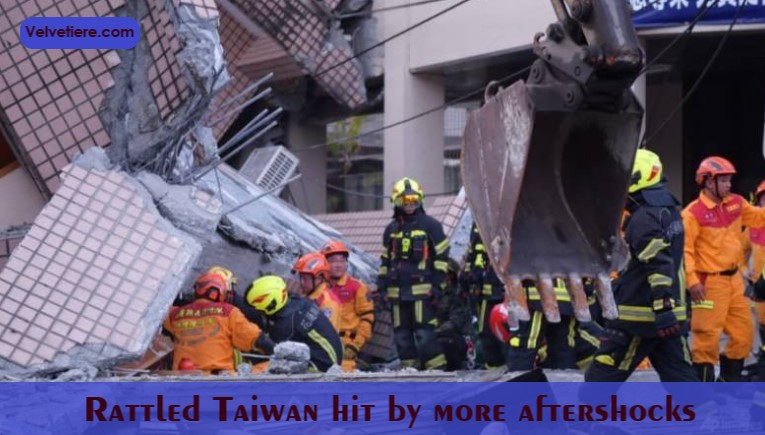 Rattled Taiwan hit by more aftershocks