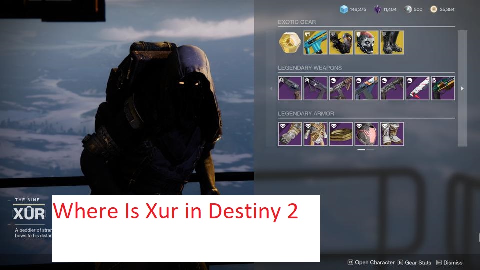 Where Is Xur in Destiny 2