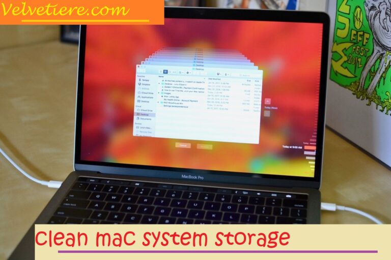 clean mac system storage