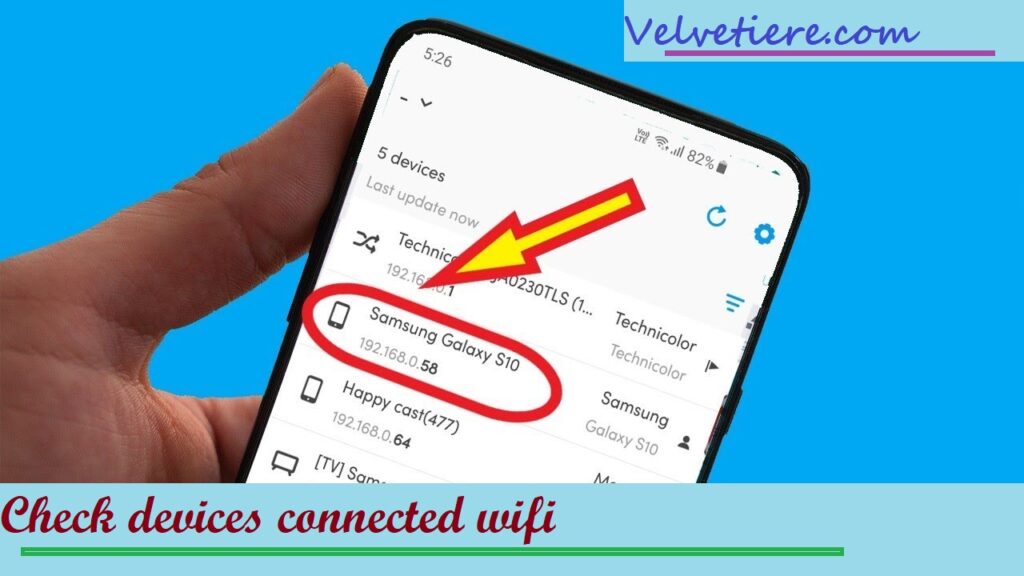 check devices connected wifi