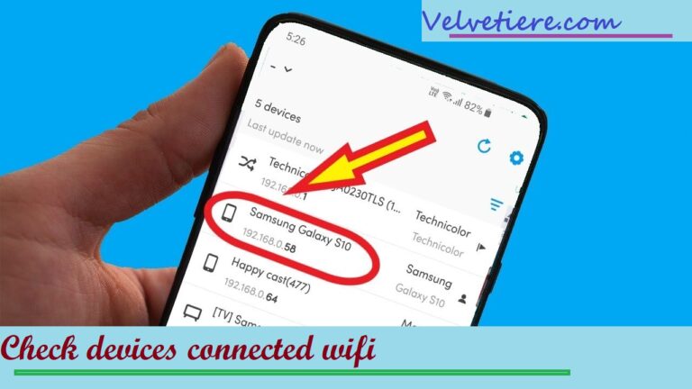 check devices connected wifi