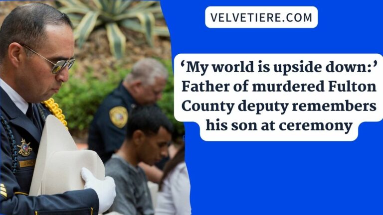 ‘My world is upside down’ Father of murdered Fulton County deputy remembers his son at ceremony