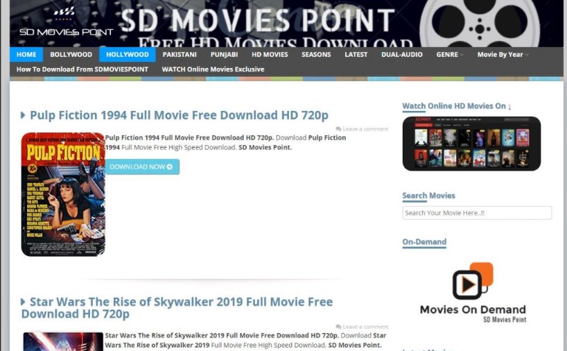 Hollywood Movies For Free Download On Sdmoviespoint.ft